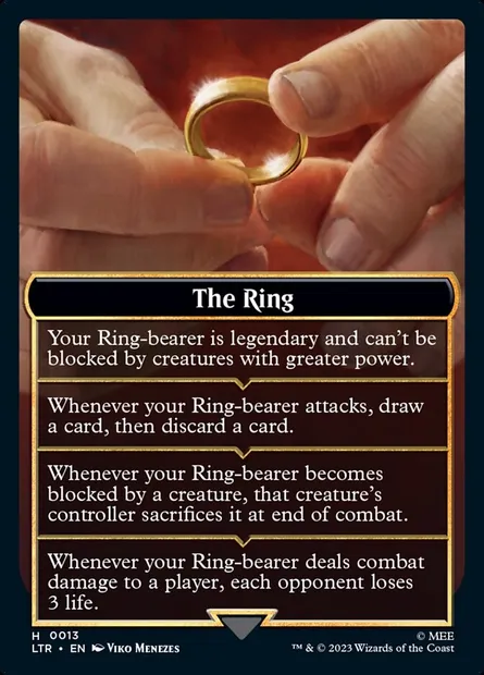 The Ring // The Ring Tempts You, carte Magic TLTR H13 — extension Tales of Middle-earth Tokens