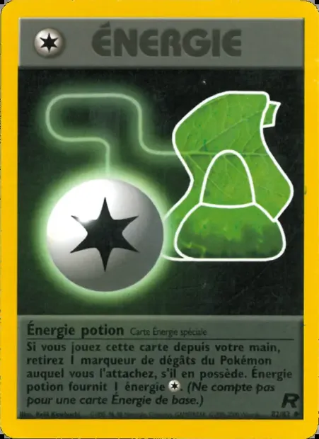 Énergie potion, carte Pokémon TR 82 — extension Team Rocket