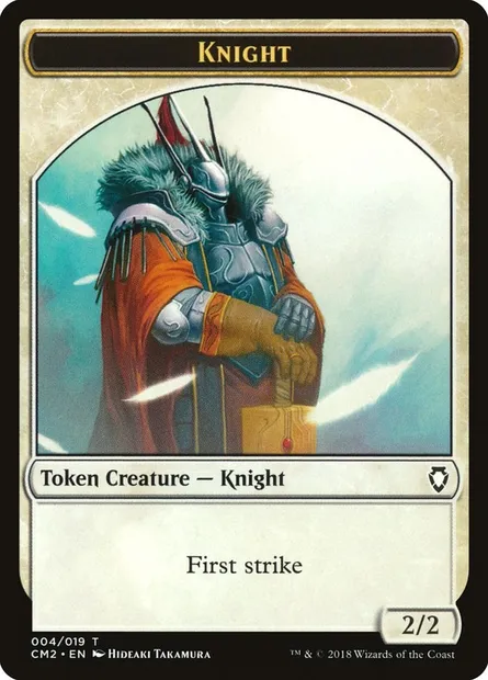 Knight, Magic card TCM2 4 — Commander Anthology Volume II Tokens set