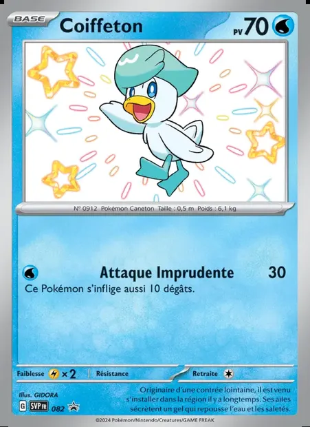Coiffeton, carte Pokémon PR-SV 082 — extension SVP Black Star Promos