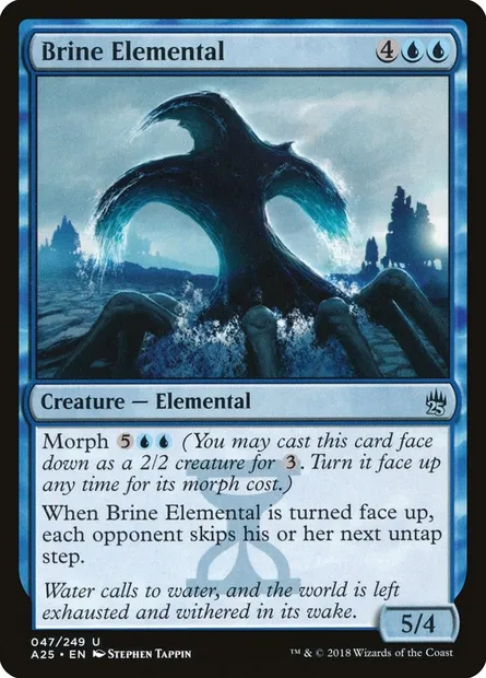 Élémental des embruns, carte Magic A25 47 — extension Masters 25