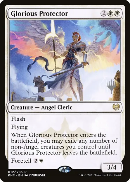 Glorious Protector, Magic card PKHM 12p — Kaldheim Promos set