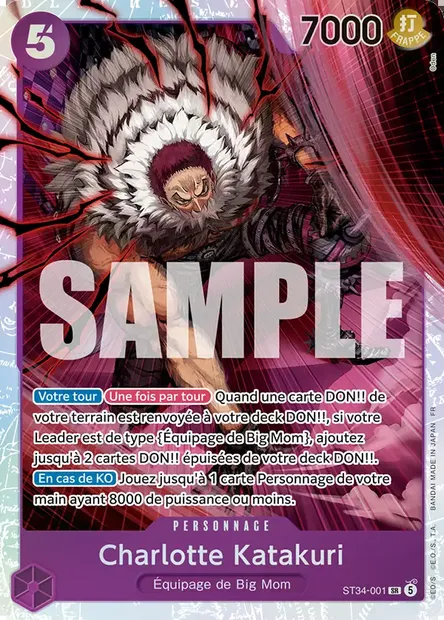Charlotte Katakuri, carte One Piece ST34-001 — extension VIOLET Charlotte Katakuri