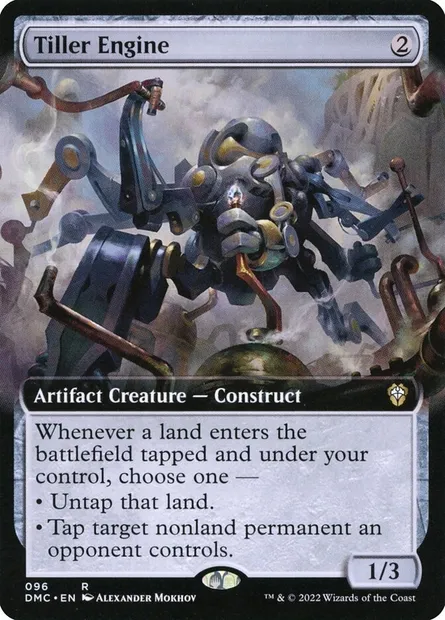 Tiller Engine, Magic card DMC 96 — Dominaria United Commander set