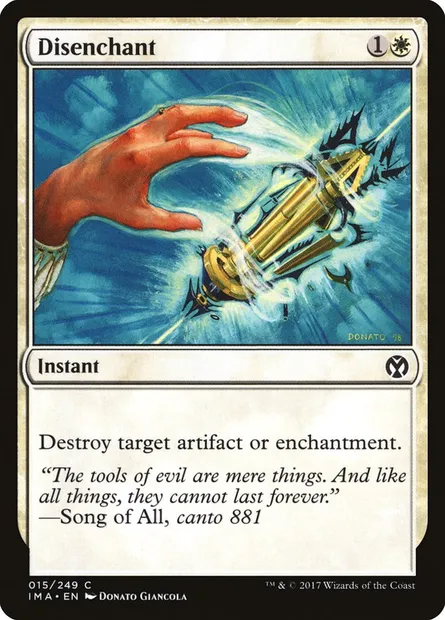 Disenchant, Magic card IMA 15 — Iconic Masters set