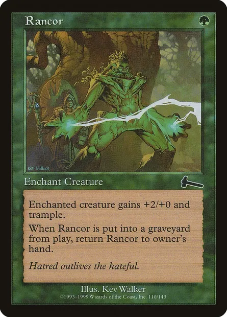 Rancor, Magic card ULG 110 — Urza's Legacy set