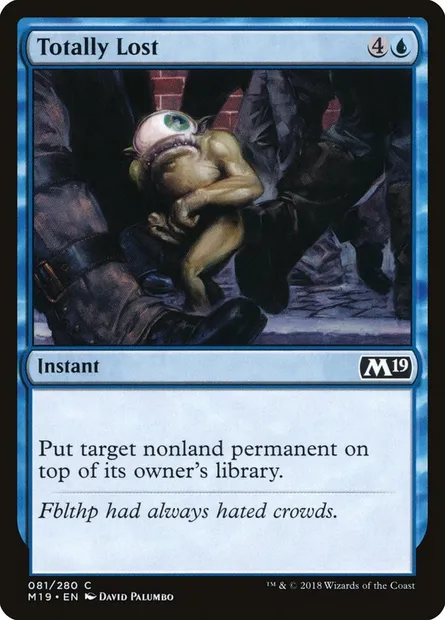 Totally Lost, Magic card M19 81 — Core Set 2019 set