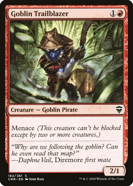 Goblin Trailblazer, Magic card CMR 182 — Commander Legends set