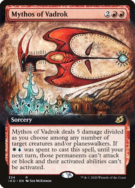 Mythe de Vadrok, carte Magic IKO 324 — extension Ikoria: Lair of Behemoths