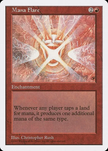 Flamboiement de mana, carte Magic 5ED 249 — extension Cinquième Edition