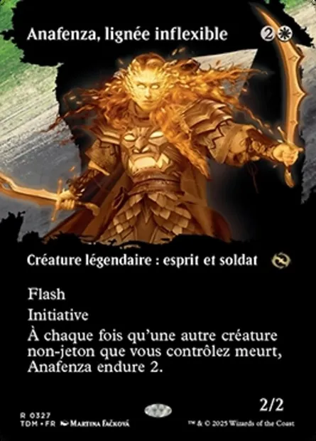 Anafenza, lignée inflexible, carte Magic TDM 327 — extension Tarkir: Dragonstorm