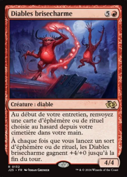 Diables brisecharme, carte Magic J25 132 — extension Foundations Jumpstart