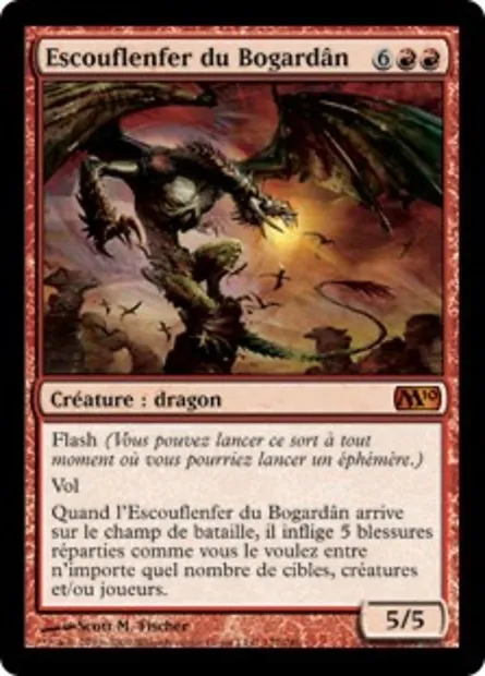 Escouflenfer du Bogardân, carte Magic M10 127 — extension Magic 2010