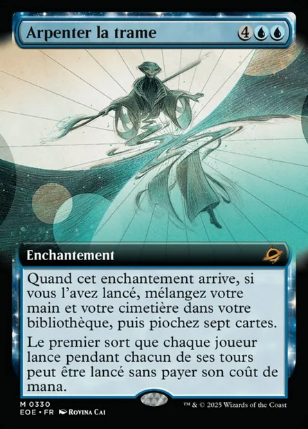 Arpenter la trame, carte Magic EOE 330 — extension Edge of Eternities