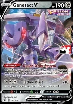 Genesect V, Pokémon card PPS 185 — Play! Pokémon Prize Pack Series set