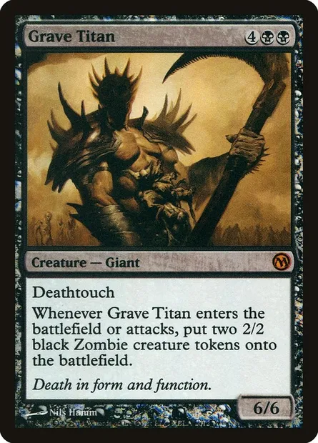 Grave Titan, Magic card PDP12 2 — Duels of the Planeswalkers 2012 Promos set