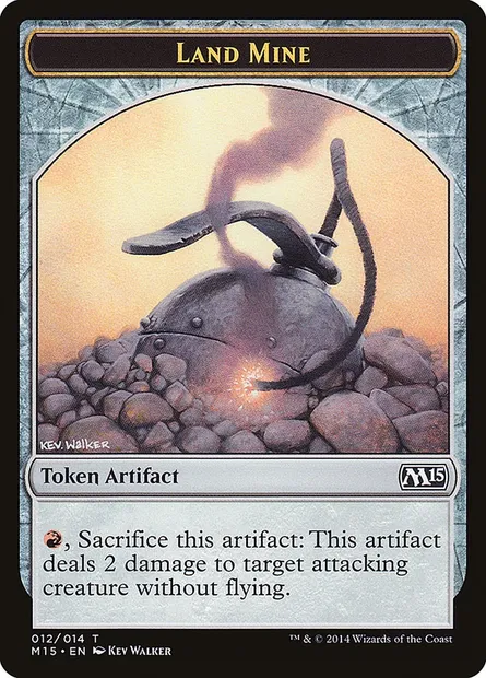 Land Mine, carte Magic TM15 12 — extension Magic 2015 Tokens