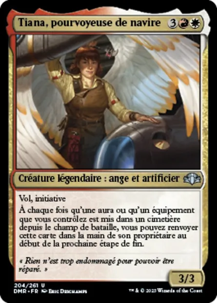 Tiana, pourvoyeuse de navire, carte Magic DMR 204 — extension Dominaria Remastered