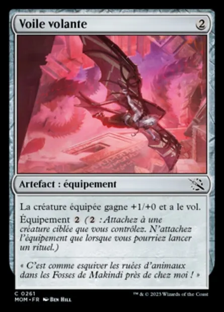 Voile volante, carte Magic MOM 261 — extension L'invasion des machines