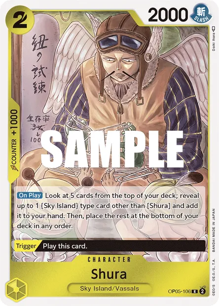 Shura, carte One Piece OP05-106 — extension AWAKENING OF THE NEW ERA