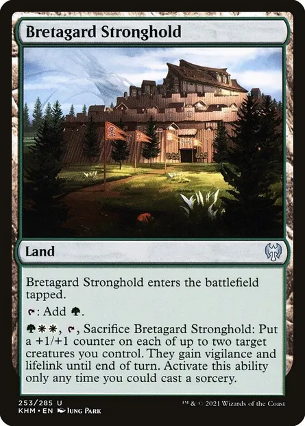 Bretagard Stronghold, Magic card KHM 253 — Kaldheim set