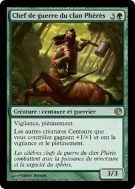 Chef de guerre du clan Phérès, carte Magic JOU 135 — extension Incursion dans Nyx