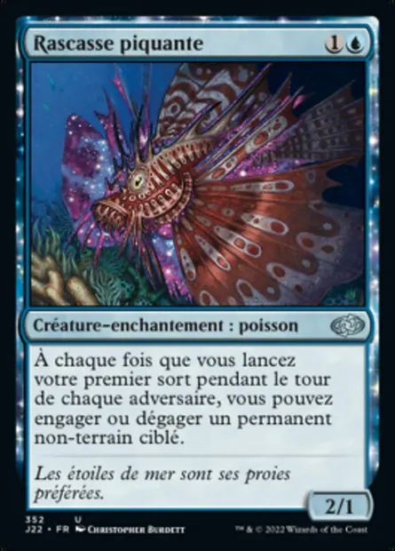 Rascasse piquante, carte Magic J22 352 — extension Jumpstart 2022