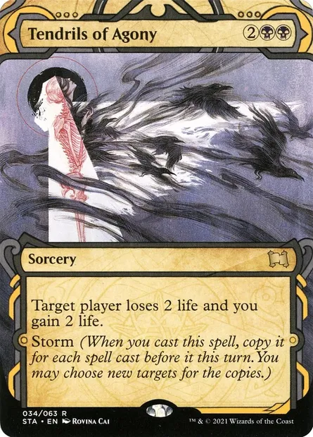 Tendrils of Agony, Magic card STA 34 — Strixhaven Mystical Archive set