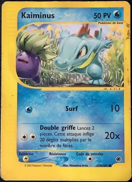 Kaiminus, carte Pokémon EX 134 — extension Expedition