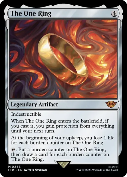 The One Ring, Magic card LTR 246 — The Lord of the Rings: Tales of Middle-earth set