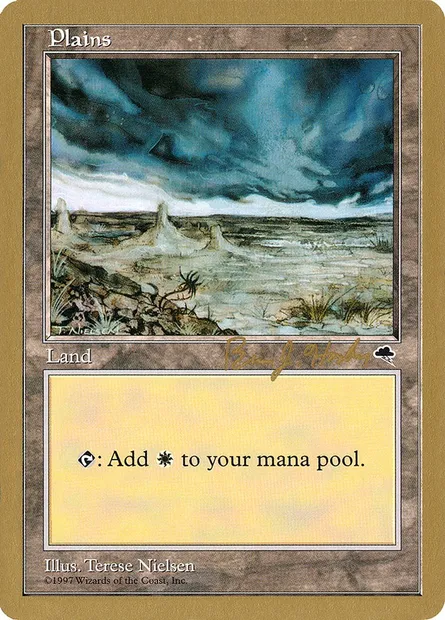 Plaine, carte Magic WC98 bh334 — extension World Championship Decks 1998