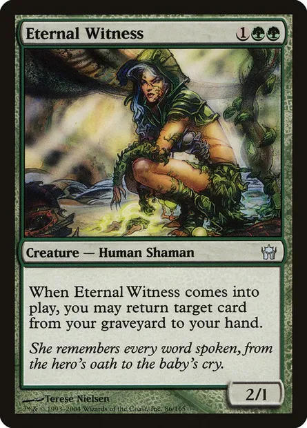 Eternal Witness, Magic card 5DN 86 — Fifth Dawn set