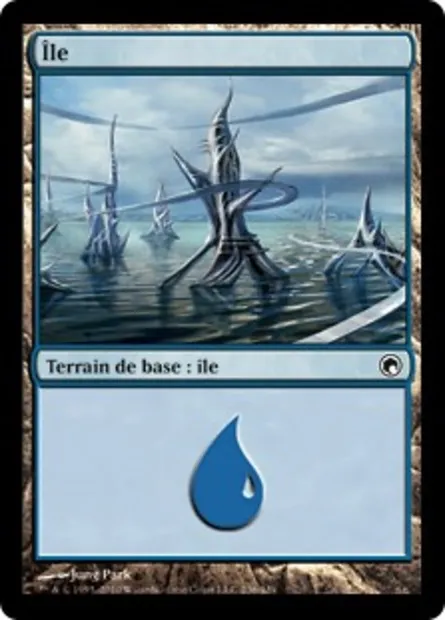 Île, carte Magic SOM 236 — extension Cicatrices de Mirrodin