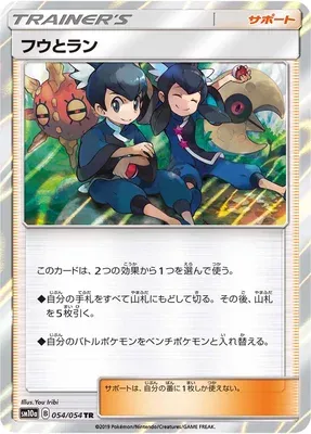 Lévy et Tatia, carte Pokémon SM10a 054 — extension GG End