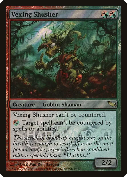 Vexing Shusher, Magic card PSHM 222★ — Shadowmoor Promos set