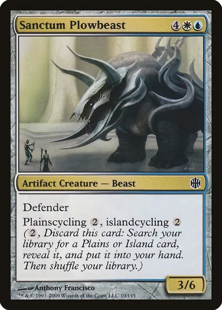 Sanctum Plowbeast, Magic card ARB 10 — Alara Reborn set