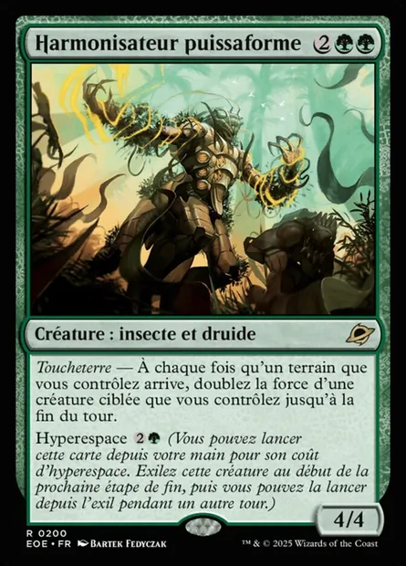Harmonisateur puissaforme, carte Magic EOE 200 — extension Edge of Eternities