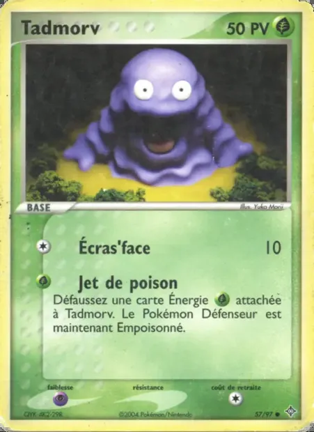 Tadmorv, carte Pokémon DR 57 — extension EX Dragon
