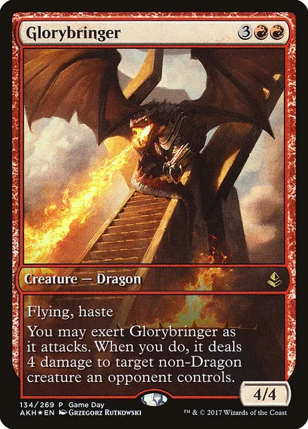 Glorybringer, Magic card PAKH 134 — Amonkhet Promos set