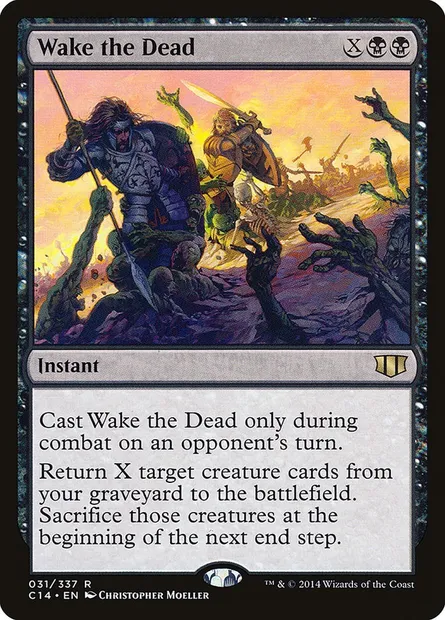 Wake the Dead, Magic card C14 31 — Commander 2014 set