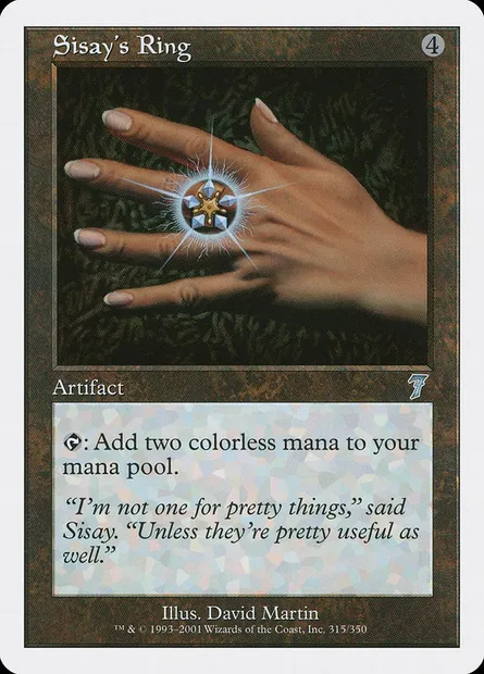 Sisay's Ring, Magic card 7ED 315 — Seventh Edition set