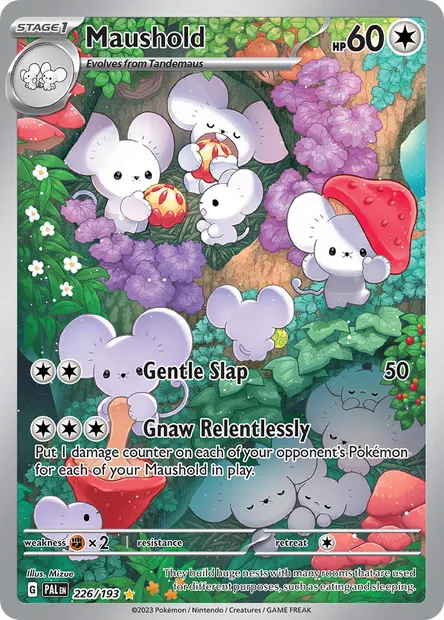 Maushold, Pokémon card PAL 226 — Paldea Evolved set