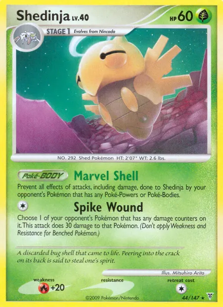 Shedinja, Pokémon card SV 44 — Supreme Victors set