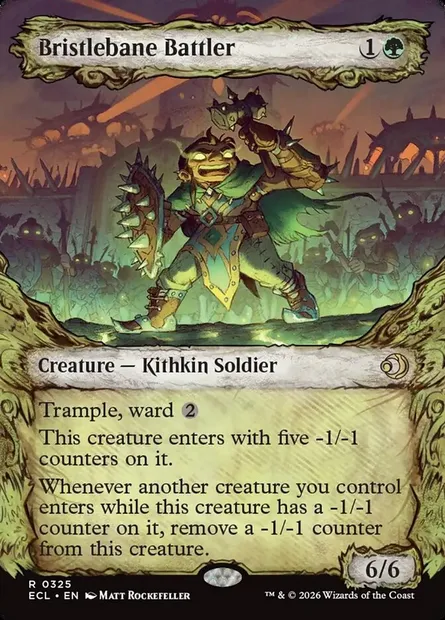 Batailleur fléaudépine, carte Magic ECL 325 — extension Lorwyn Eclipsed