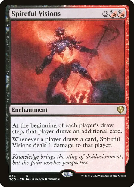 Spiteful Visions, Magic card SCD 245 — Starter Commander Decks set