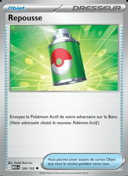 Repousse, carte Pokémon MEG 126 — extension Méga-Évolution