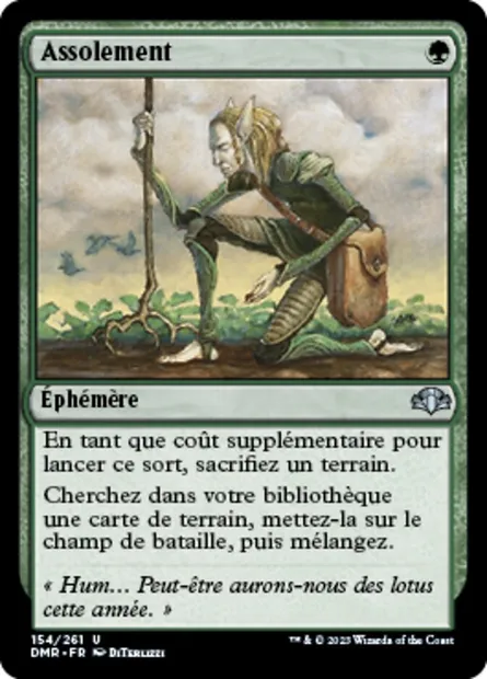 Assolement, carte Magic DMR 154 — extension Dominaria Remastered