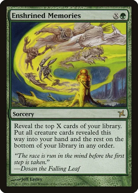 Souvenirs enchâssés, carte Magic BOK 124 — extension Traîtres de Kamigawa
