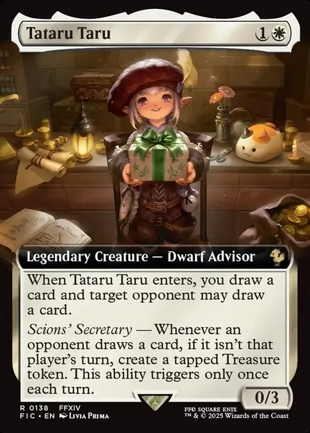 Tataru Taru, Magic card FIC 138 — Final Fantasy Commander set