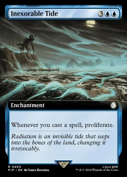 Inexorable Tide, Magic card PIP 460 — Fallout set